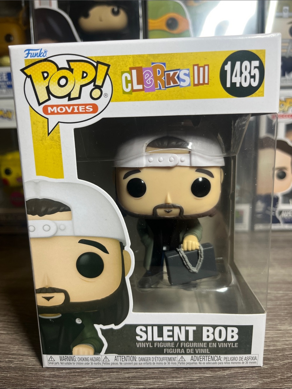 Funko Pop! Movies Silent Bob Vinyl Figure – White Hat, Black Outfit